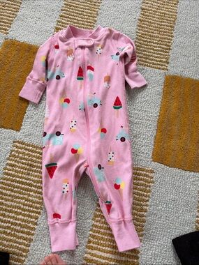 Hanna andersson cotton ice cream sleeper size 50cm/0-3m